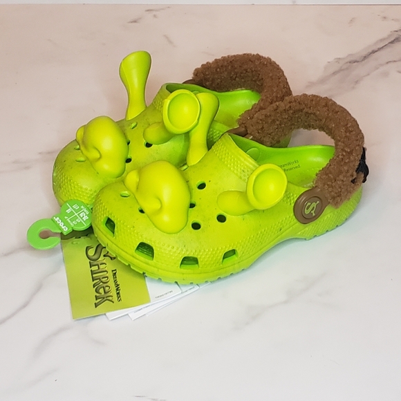 Crocs x DreamWorks Shrek classic clogs 12m lime punch - Picture 6 of 6